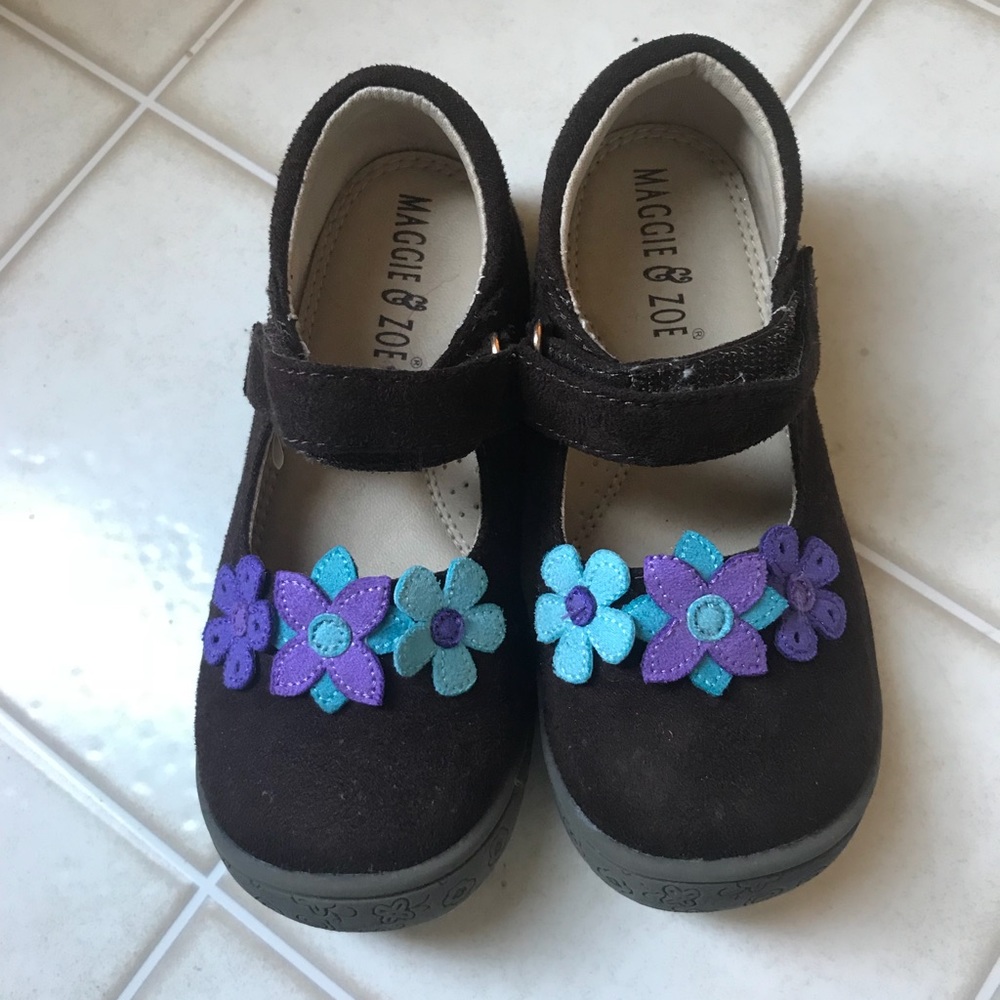 Maggie and Zoe toddler shoes - Brown